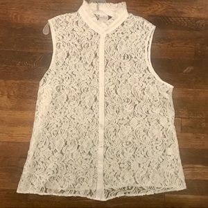 Soho New York & Company Lace Blouse Size XXL